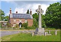 House and War Memorial at Hinton