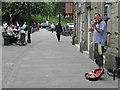 Busking in Buxton