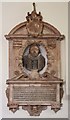 TQ4483 : St Margaret, The Broadway, Barking - Wall monument by John Salmon