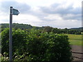 A Footpath Sign in Rignall Road