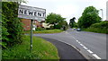 Old Newent town sign