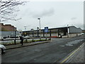 Entrance to Aldi Car Park in Boston Street