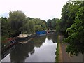 View along the Grand Union Canal from the Horsenden Lane footbridge