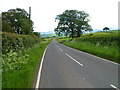 The B4520 descends towards Brecon