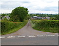 Road to Lower Pontgwilym Farm near Brecon