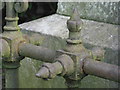 Detail on a gravestone at Abney Road