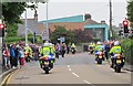 Negotiating the busy Shimna Road/Bryansford Avenue Cross Roads