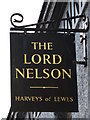 Sign for The Lord Nelson Inn, Trafalgar Street, BN1