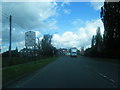 Warrington Road nears the A580 at the Leigh boundary