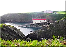 SM7225 : The lifeboat station at St Justinian's by Anthony Parkes