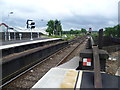 Looking down the line from the platform at Selhurst station