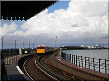 SZ5993 : A train on Ryde pier by Richard Vince