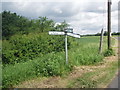 Junction of Lanes Outside Long Melford