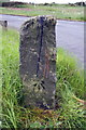 Benchmarked stone at Bingley Road junction