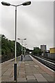 A row of lights, New Brighton Railway Station