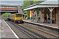 Busy platform, Bromborough Railway Station