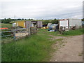 Storage containers near to Wells Farm