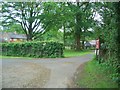 Estate entrance off Back Lane