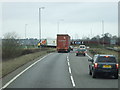 A43 northbound approaching roundabout