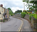 Cusop Dingle passes Victoria Terrace, Cusop