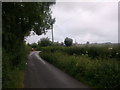 Lane near Moorshard Farm, looking east