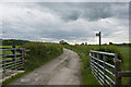 SD6434 : The Ribble Way bridleway goes straight ahead by Ian Greig