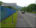 A sign of the times near Troedyrhiw