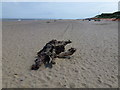 TG4920 : Winterton-on-Sea - Driftwood on the beach by Richard Humphrey