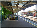 Steps down from platform 3, Cardiff Queen Street railway station