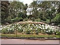 Flowers at Battersea Park entrance