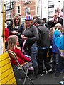 Face painter at Diamond Jubilee street party