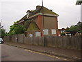 Derelict former hospital building