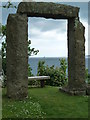 Gyllyngdune gardens - stone archway