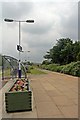 Flower planter, Meols Cop Railway Station