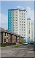 Two generations of council houses, Regent Walk, Aberdeen