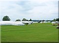 TQ0050 : A sea of tents at Stoke Park, London Road, Guildford by P L Chadwick