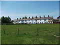 Row of houses at Pentre Ffwrndan