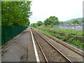 Long platform at  Troedyrhiw railway station