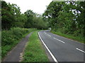 Denford Road heading north towards Thrapston