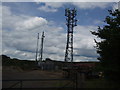 Mobile phone masts and assorted junk near Nashe