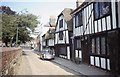 Timber framed houses in Church Square,  Rye