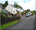 Houses near the southern end of  Old Road, Bwlch