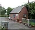 Smaller of two buildings in the BT telephone exchange compound, Bwlch