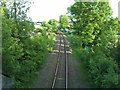 Railway line seen from bridge