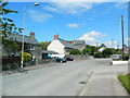 Wick Rd, Ewenny, approaching the junction with Abbey Rd