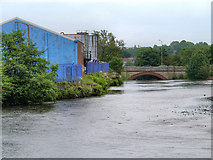 SD7909 : River Irwell, Warth Bridge by David Dixon