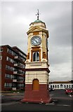TQ7307 : The clock tower in Bexhill by Steve Daniels