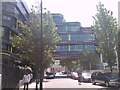 View of the new Chemistry Building on the Queen Mary campus from Bancroft Road