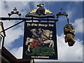 SU6822 : Ye Olde George Inn Sign by Colin Smith