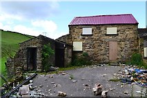 SK2492 : The derelict Wilkin Hill Outdoor Centre by Neil Theasby